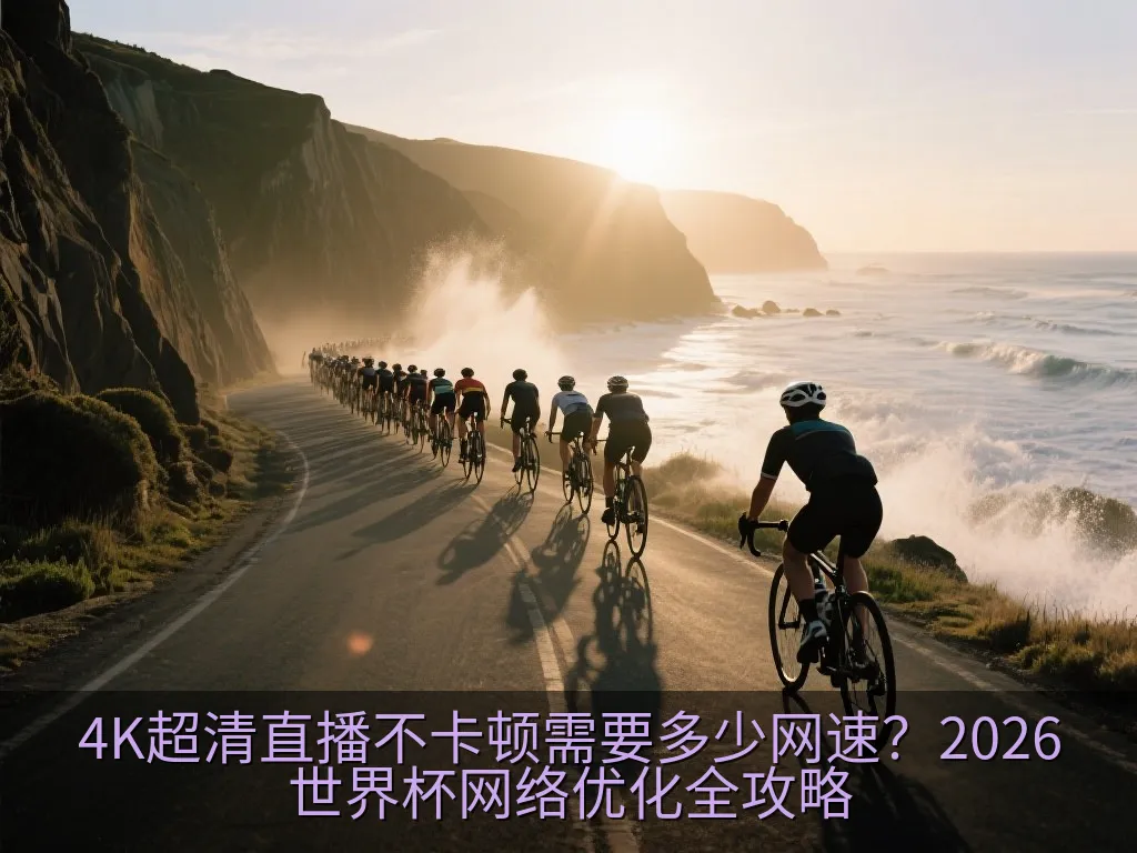 4K超清直播不卡顿需要多少网速？2026世界杯网络优化全攻略