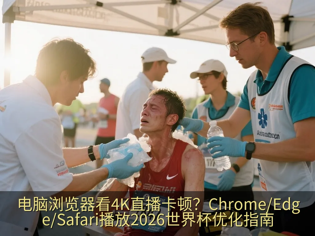 电脑浏览器看4K直播卡顿？Chrome/Edge/Safari播放2026世界杯优化指南